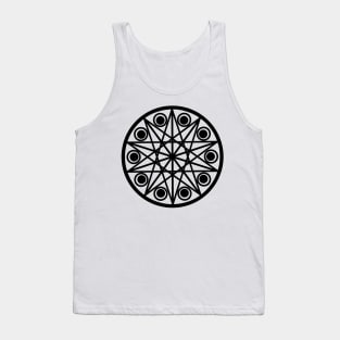 Stars Line Art Tank Top